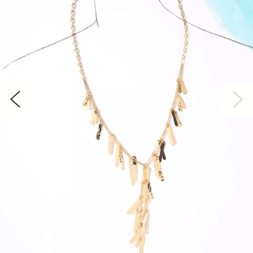 NWT flutter chain necklace